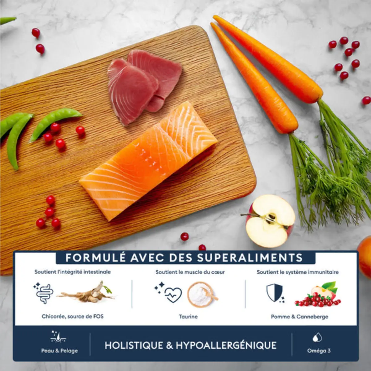 MARLY&DAN Adult Large Breed, L-XL, Somon, hrana uscata fara cereale caini, 12kg - Image 5