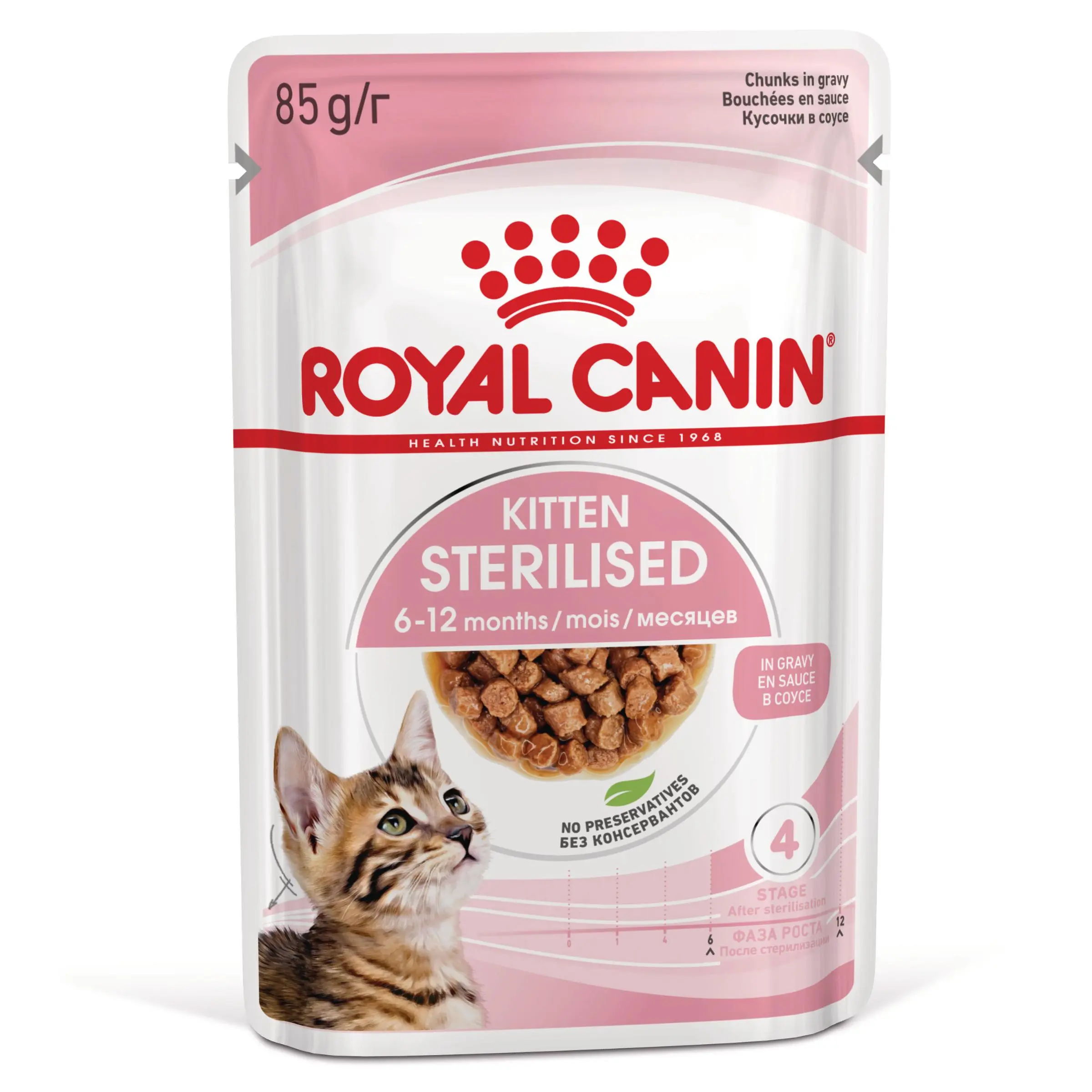 ROYAL CANIN Kitten Sterilised hrana umeda pisici sterilizate junior (in sos), 85g - Image 3