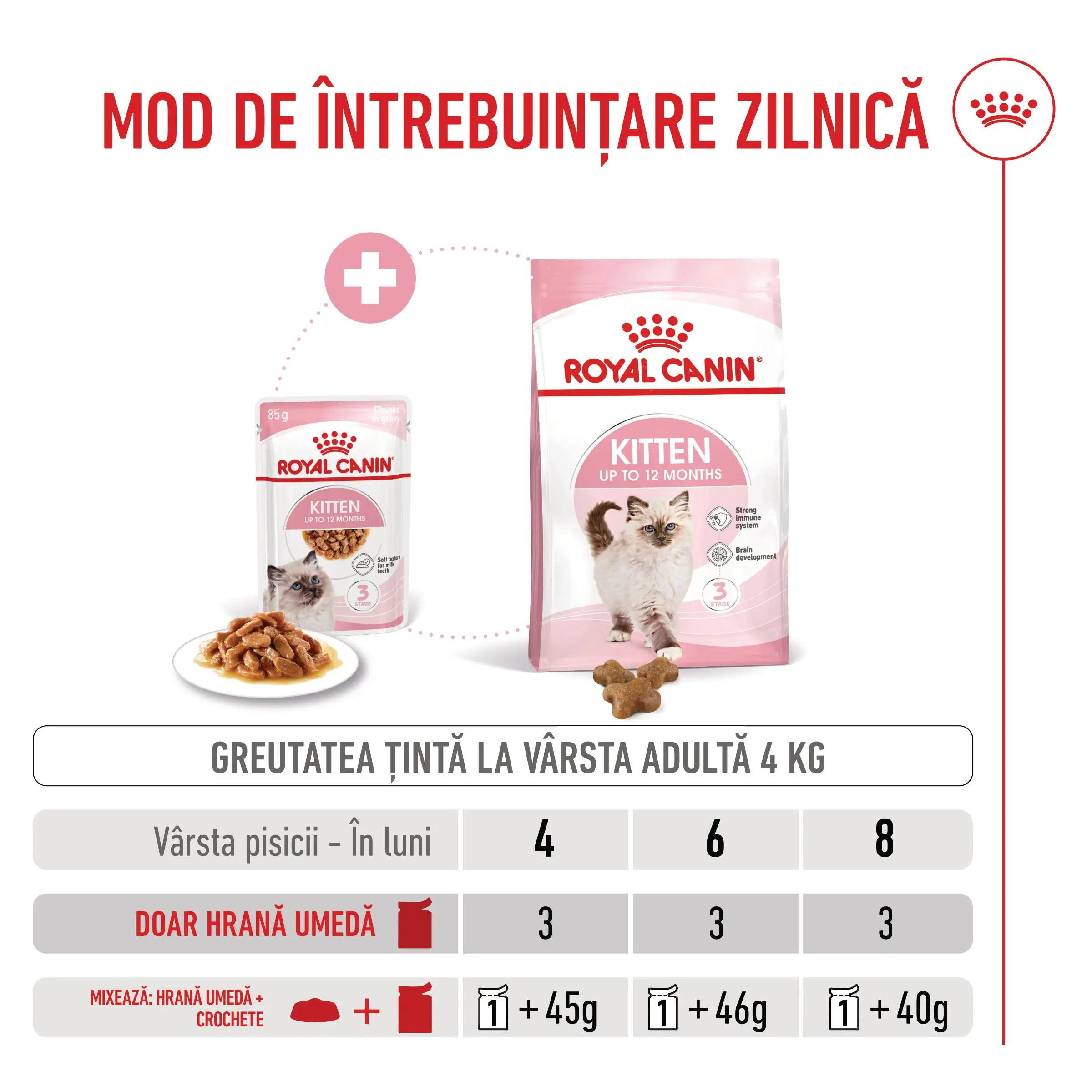 ROYAL CANIN Kitten, hrana umeda pisici junior, (in sos), bax, 85g x 12buc - Image 6