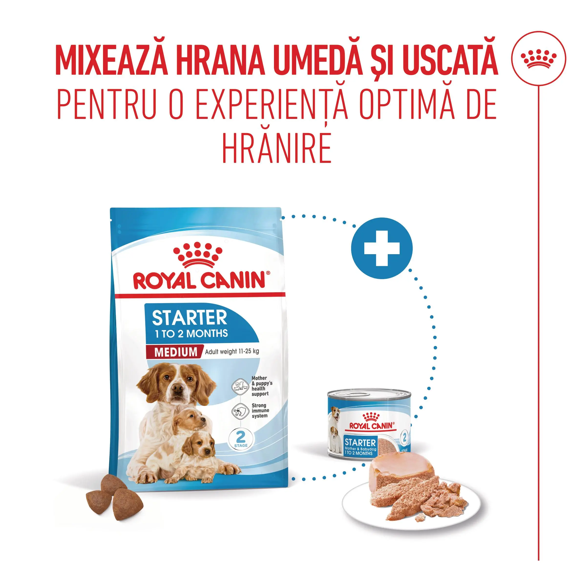 ROYAL CANIN Medium Starter Mother & Babydog, mama si puiul, hrana uscata caini, 4kg - Image 10
