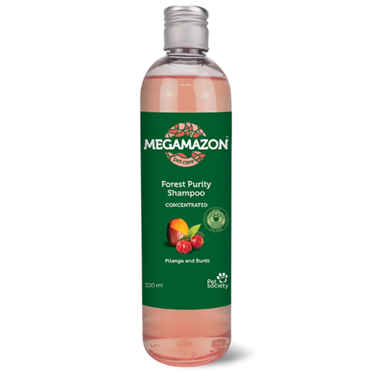 MEGAMAZON Forest Purity, sampon caini si pisici, Pitanga si Buriti, flacon, 300ml - Image 2