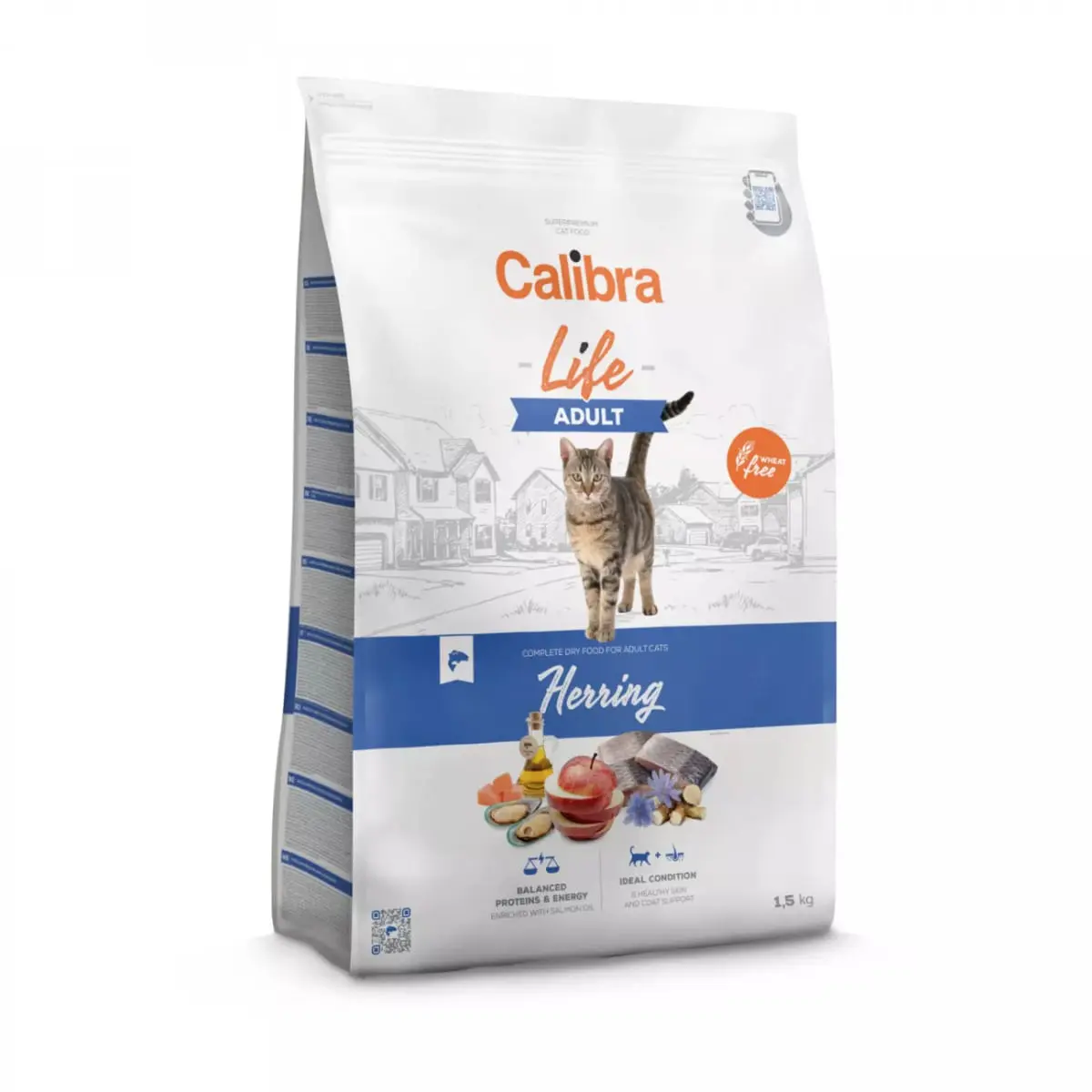 CALIBRA Life, Hering, hrana uscata pisici, 1.5kg