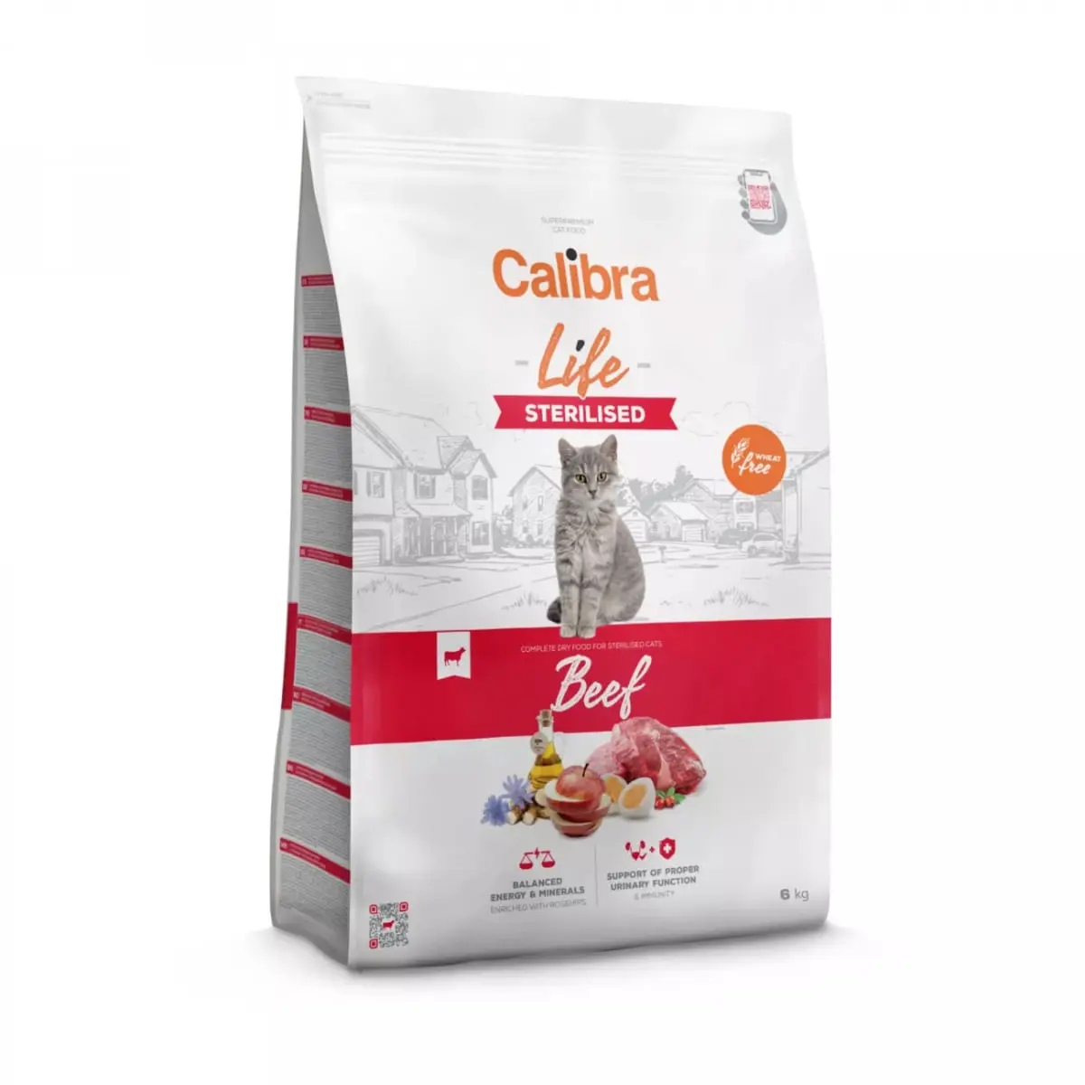 CALIBRA Life Sterilised, Vita, hrana uscata pisici sterilizate, 6kg