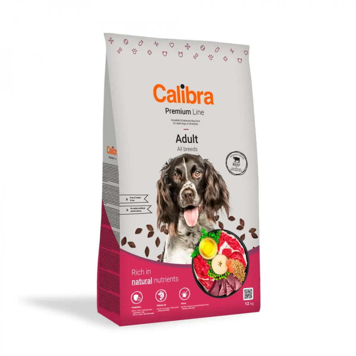 CALIBRA Premium Line, XS-XL, Vita, hrana uscata caini, 3kg - Image 2