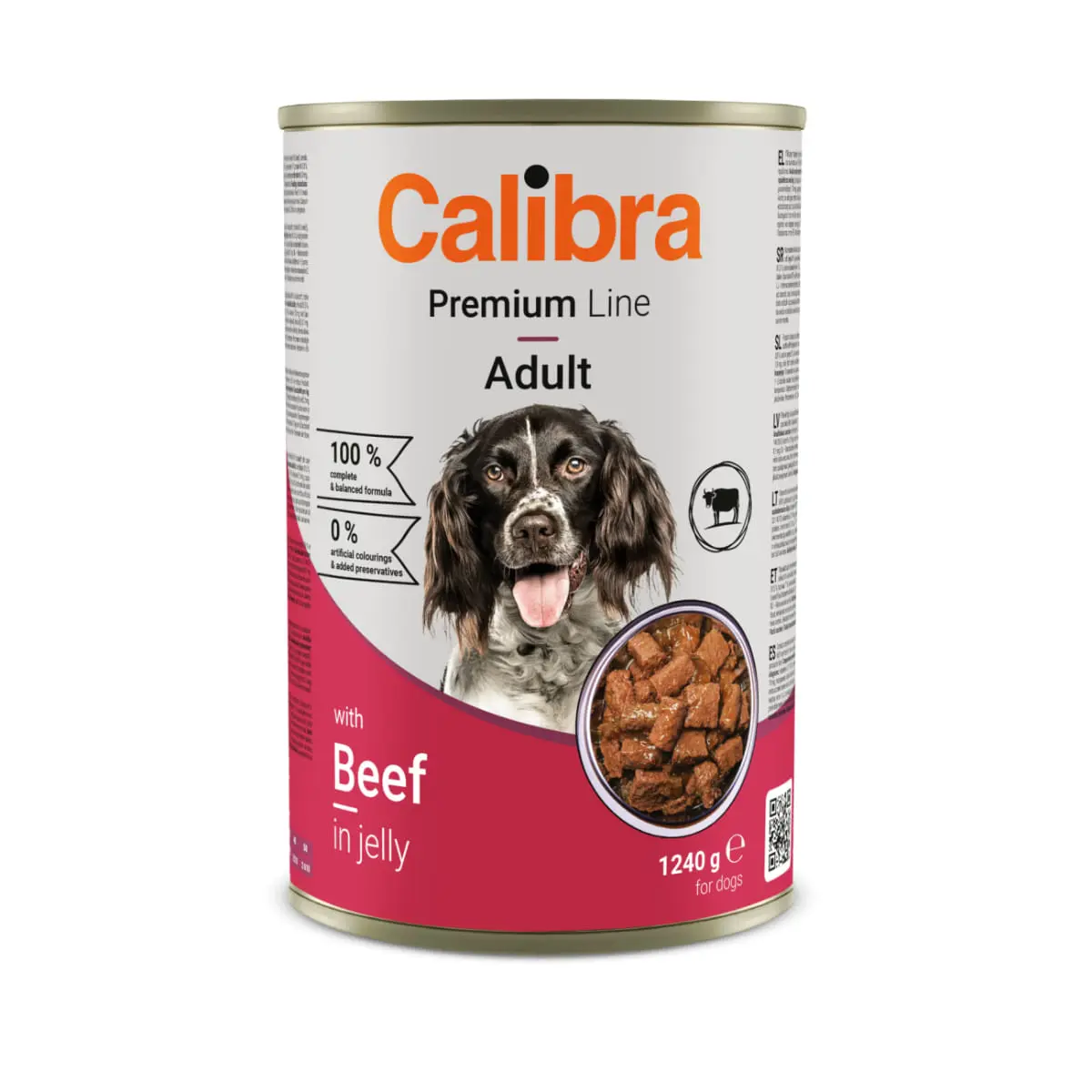 CALIBRA Premium Line, XS-XL, Vita, conserva hrana umeda caini, (in aspic), 1240g - Image 2