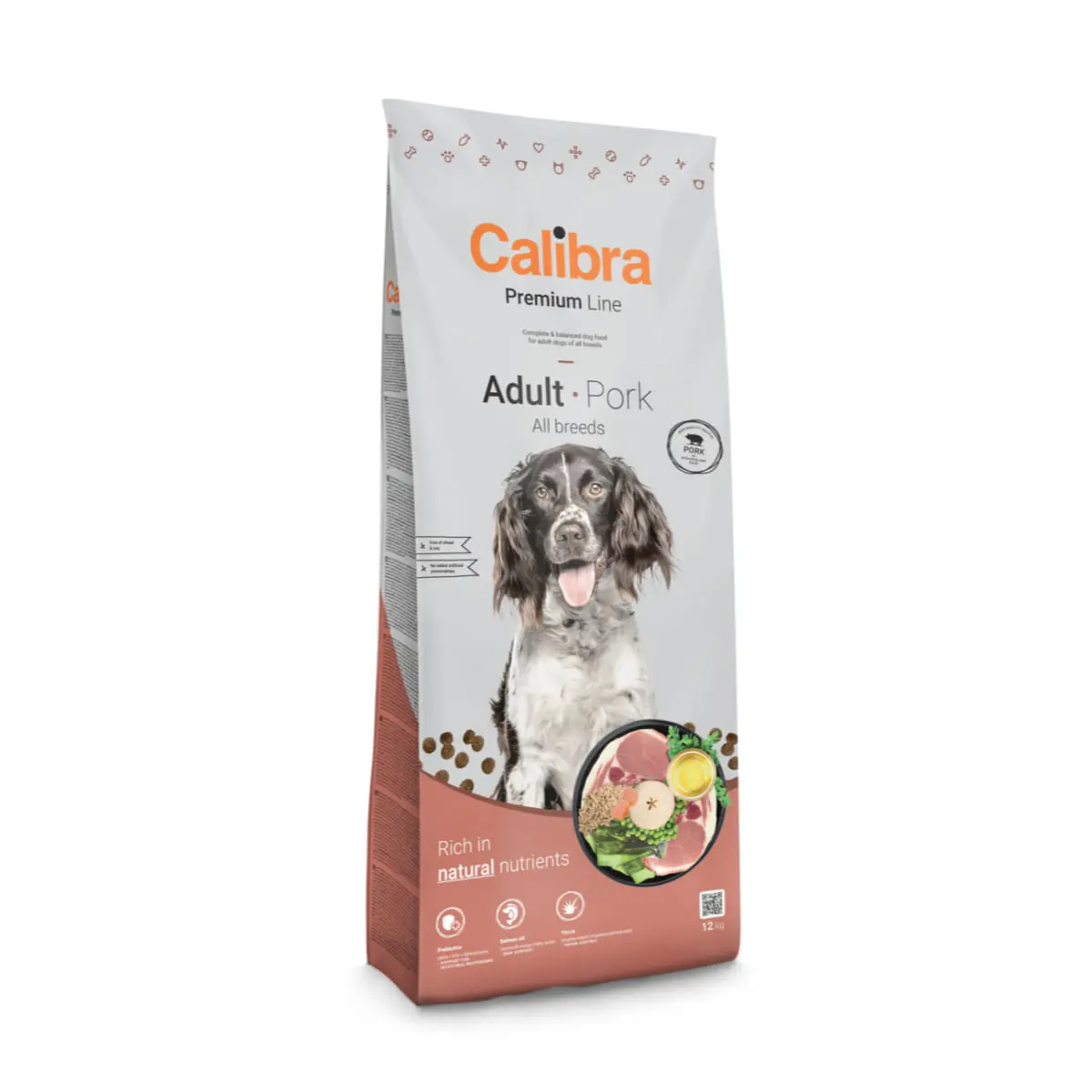 CALIBRA Premium Line, XS-XL, Porc, hrana uscata caini, 12kg - Image 2