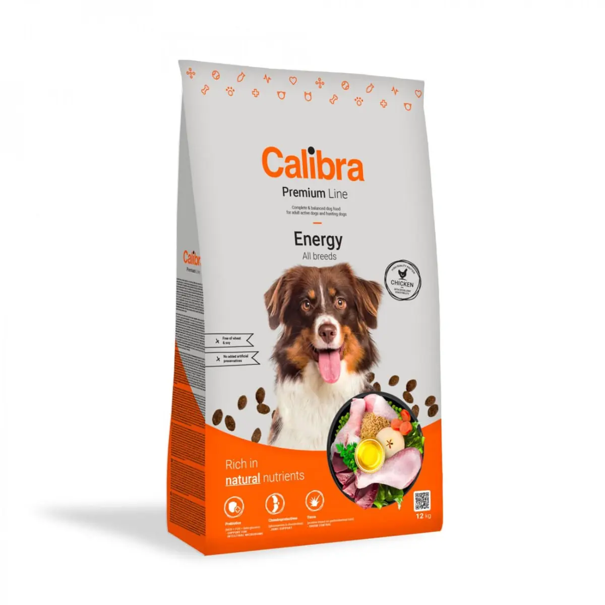 CALIBRA Premium Line Energy, XS-XL, Pui, hrana uscata caini, activitate intensa, 3kg - Image 2