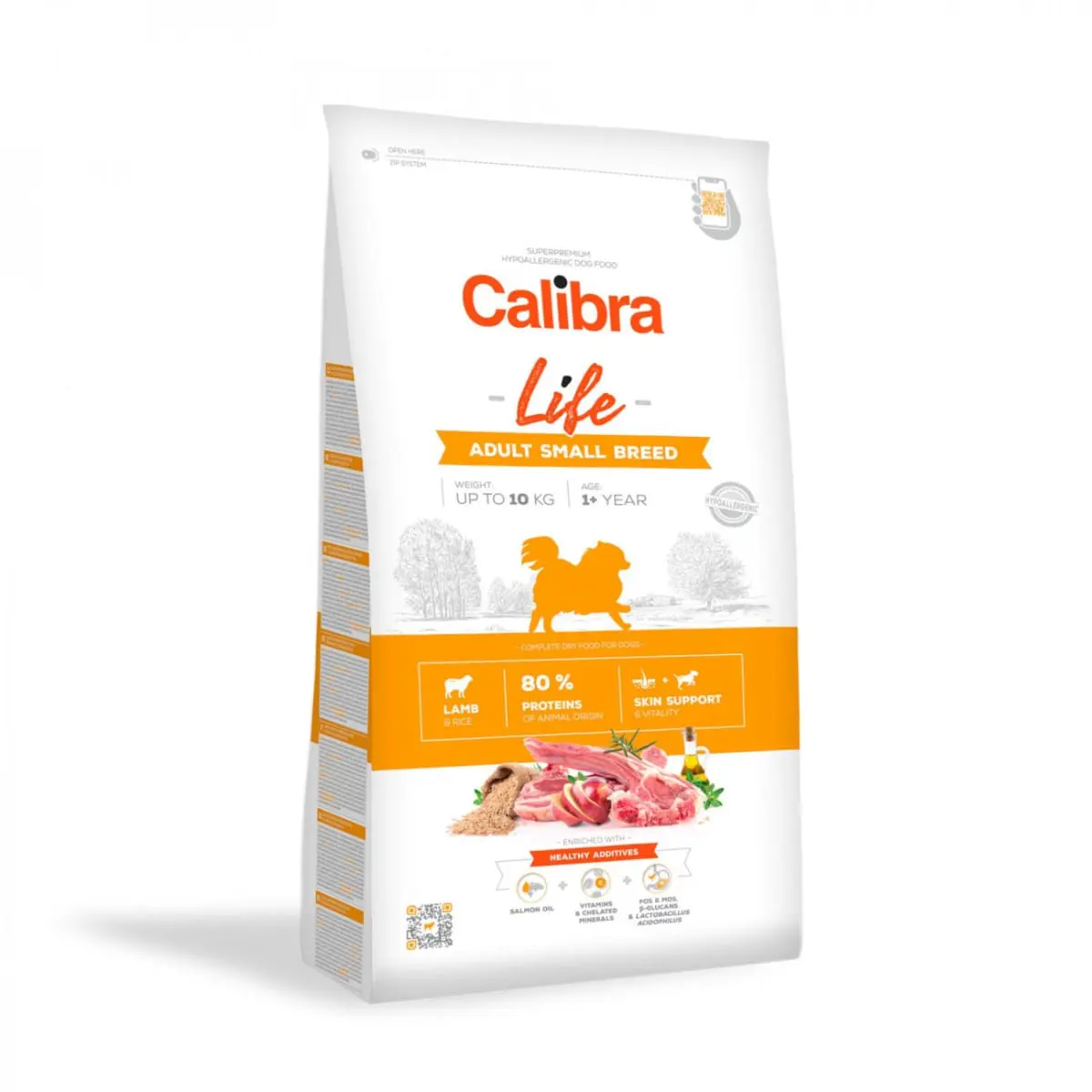 CALIBRA Life Adult Small Breed, XS-S, Miel, hrana uscata continut redus cereale caini, 6kg - Image 2
