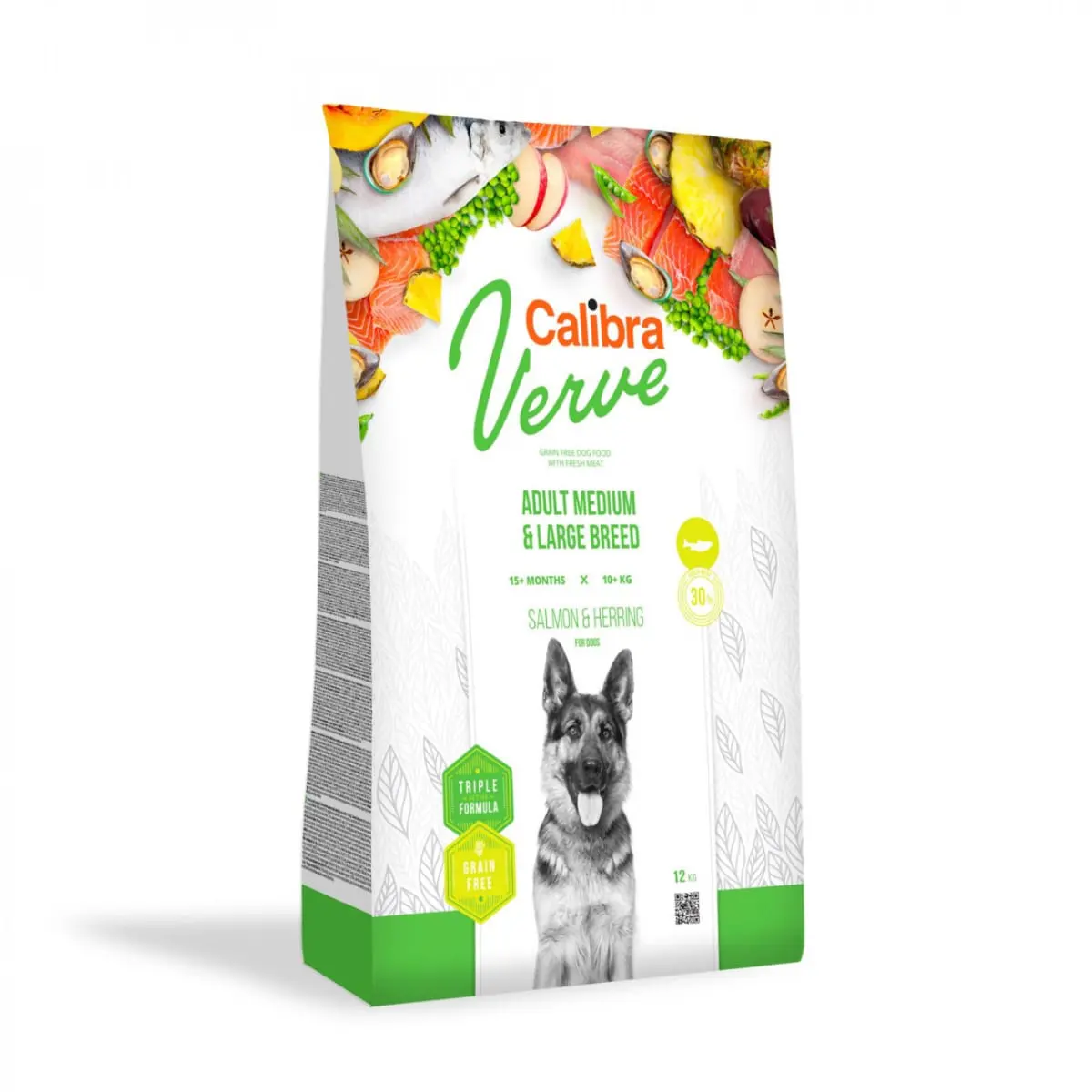 CALIBRA Verve GF Adult Medium & Large Breed, M-XL, Somon si Hering, hrana uscata fara cereale caini, 2kg - Image 2