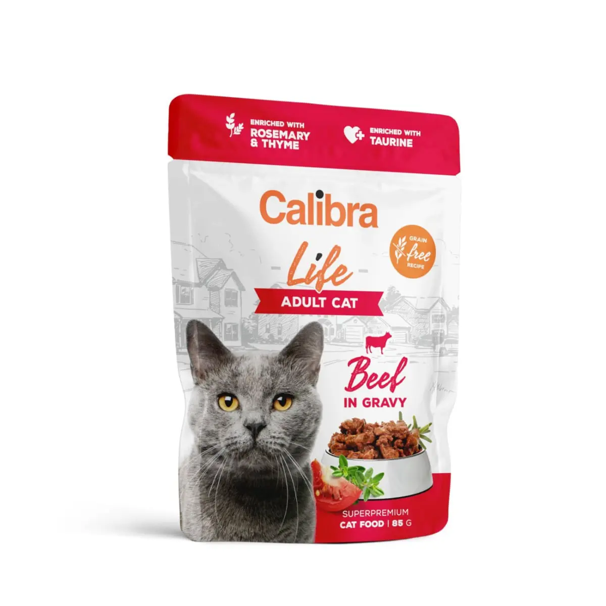 CALIBRA Life, Vita, plic hrana umeda fara cereale pisici, (in sos), bax, 85g x 28buc - Image 2