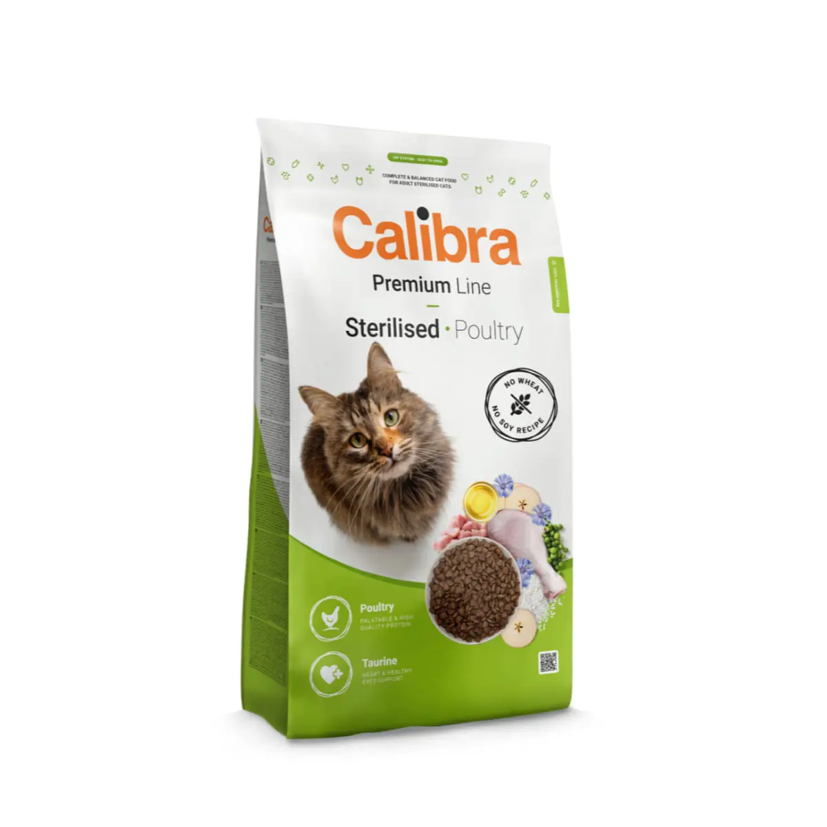CALIBRA Premium Line Sterilised, Pasare, hrana uscata pisici sterilizate, 10kg