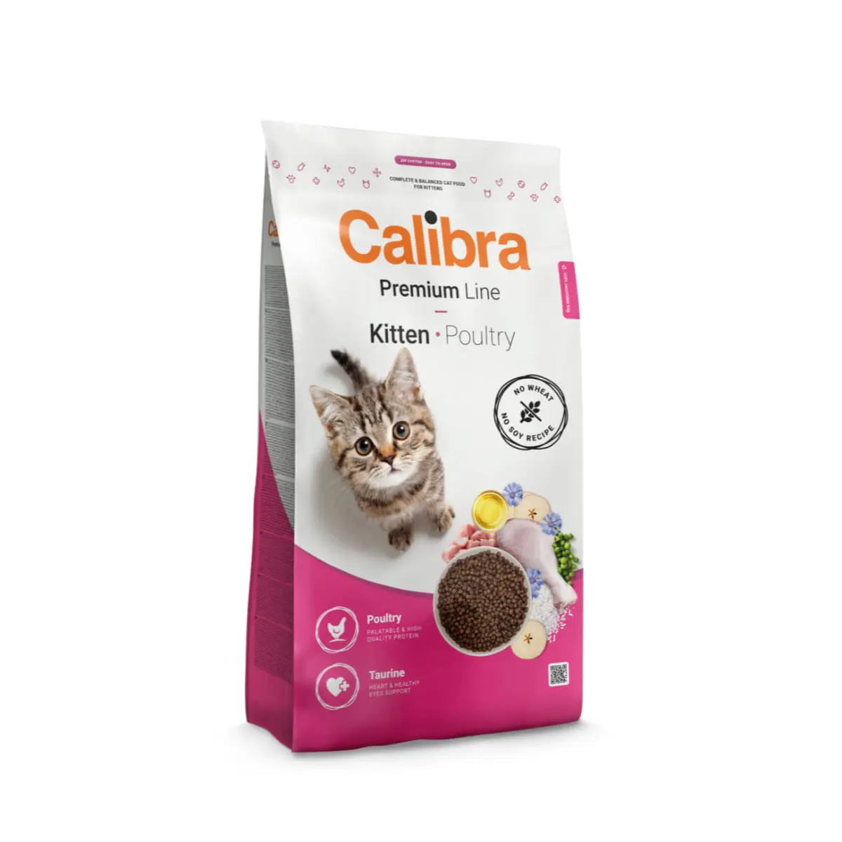 CALIBRA Premium Line Kitten, Pui, hrana uscata pisici junior, 10kg