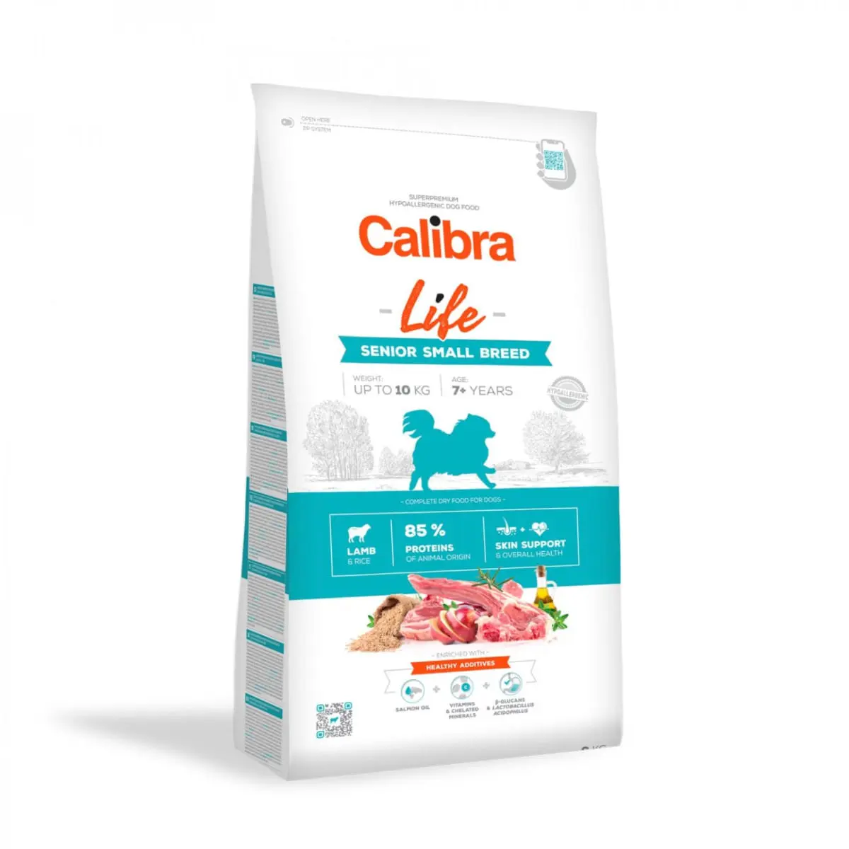 CALIBRA Life Senior Small Breed, XS-S, Miel, hrana uscata continut redus cereale caini senior, 1.5kg - Image 2