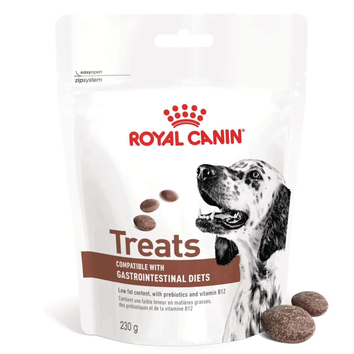 ROYAL CANIN VETERINARY DIET Gastrointestinal Treats, punguta recompense functionale caini, sistem digestiv, 230g