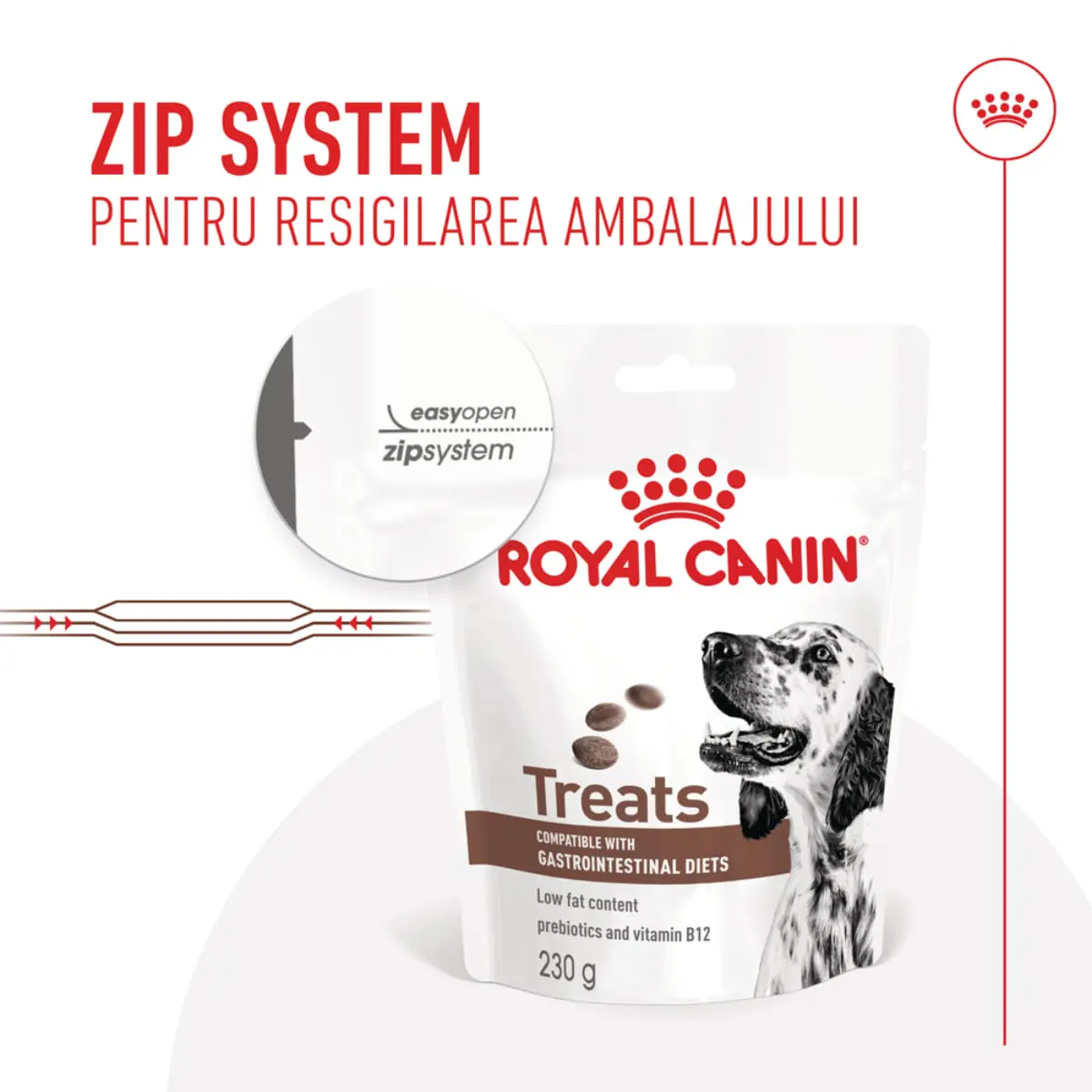 ROYAL CANIN VETERINARY DIET Gastrointestinal Treats, punguta recompense functionale caini, sistem digestiv, 230g - Image 7