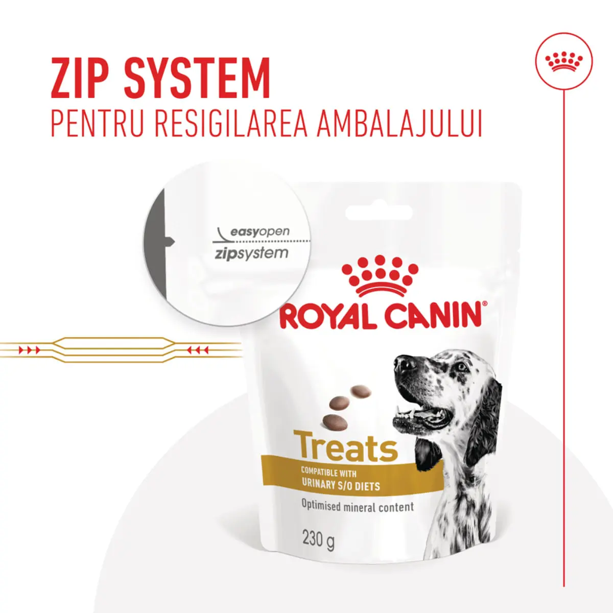 ROYAL CANIN VETERINARY DIET Urinary S/O Treats, punguta recompense functionale caini, sistem urinar, 230g - Image 7