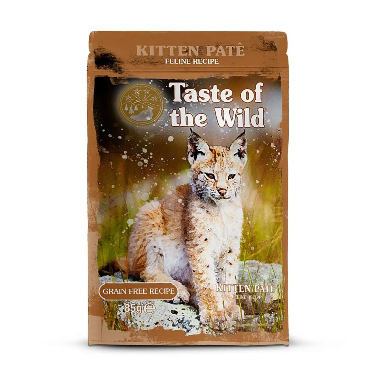TASTE OF THE WILD Kitten, Pui, plic hrana umeda fara cereale pisici junior, (pate), 85g