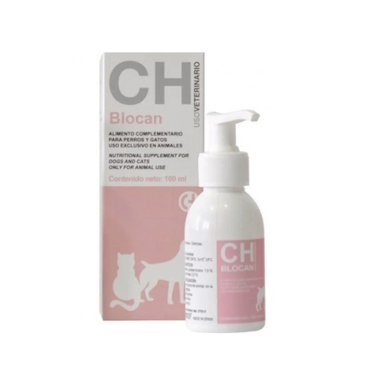 CHEMICAL IBERICA Blocan, supliment sistem digestiv caini, suspensie orala CHEMICAL IBERICA Blocan, XS-XL, supliment sistem digestiv caini si pisici, flacon cu aplicator, 100ml suspensie orala - Image 2