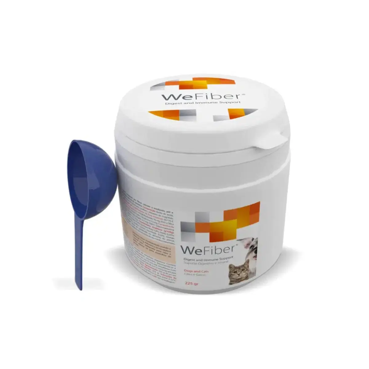 WEPHARM WeFiber, supliment sistem digestiv caini, pudra WEPHARM WeFiber, XS-XL, supliment sistem digestiv caini, flacon, 225g pudra