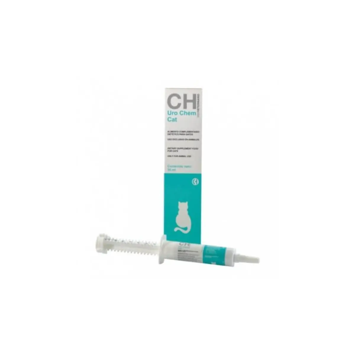CHEMICAL IBERICA Uro Chem, supliment sistem urinar pisici, pasta orala CHEMICAL IBERICA Uro Chem, supliment sistem urinar pisici, flacon cu aplicator, 30ml pasta orala