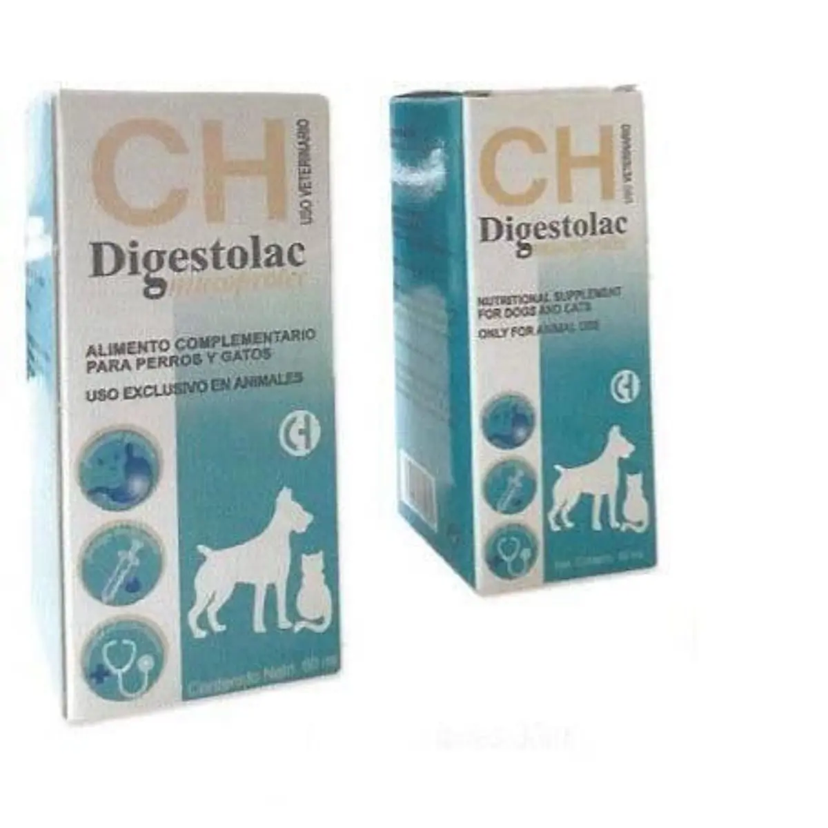 CHEMICAL IBERICA Digestolac, supliment sistem digestiv caini, suspensie orala CHEMICAL IBERICA Digestolac, XS-XL, supliment sistem digestiv caini si pisici, flacon cu aplicator, 30ml suspensie orala