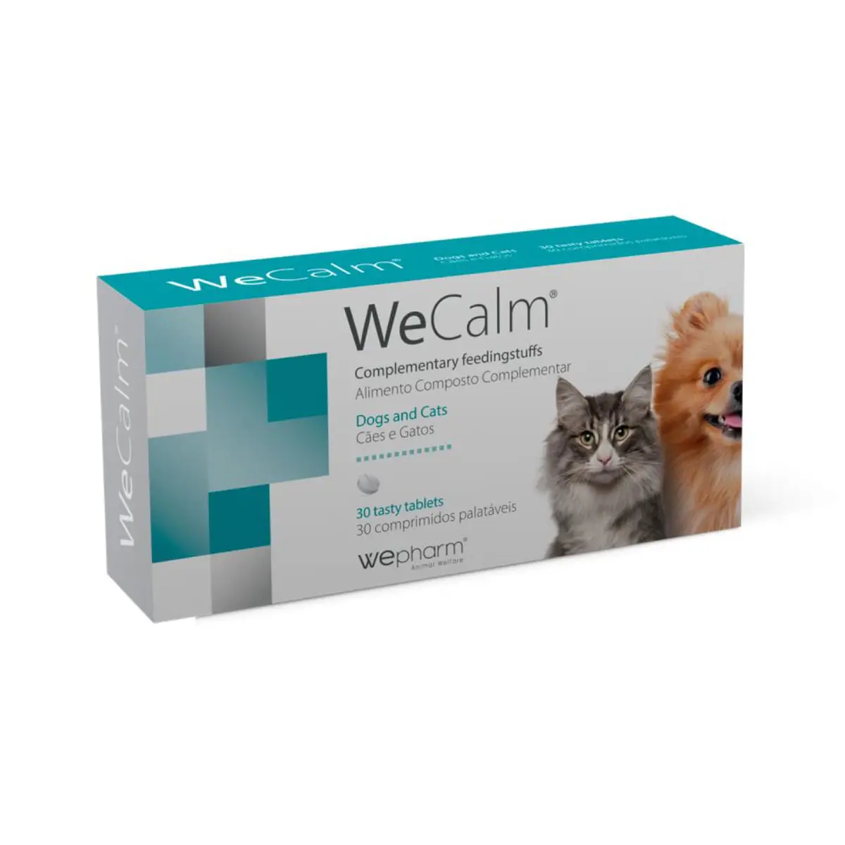 WEPHARM WeCalm, supliment sistem nervos & calmante caini, comprimate WEPHARM WeCalm, XS-XL, supliment sistem nervos & calmante caini si pisici, flacon, 30 comprimate - Image 2