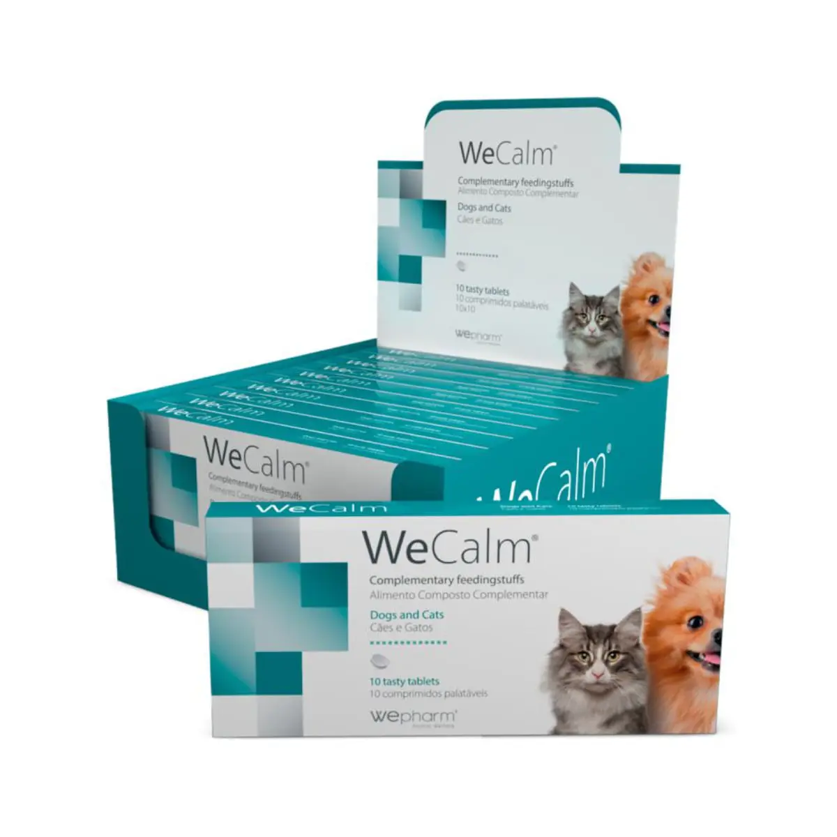 WEPHARM WeCalm, supliment sistem nervos & calmante caini, comprimate WEPHARM WeCalm, XS-XL, supliment sistem nervos & calmante caini si pisici, flacon, 30 comprimate - Image 3