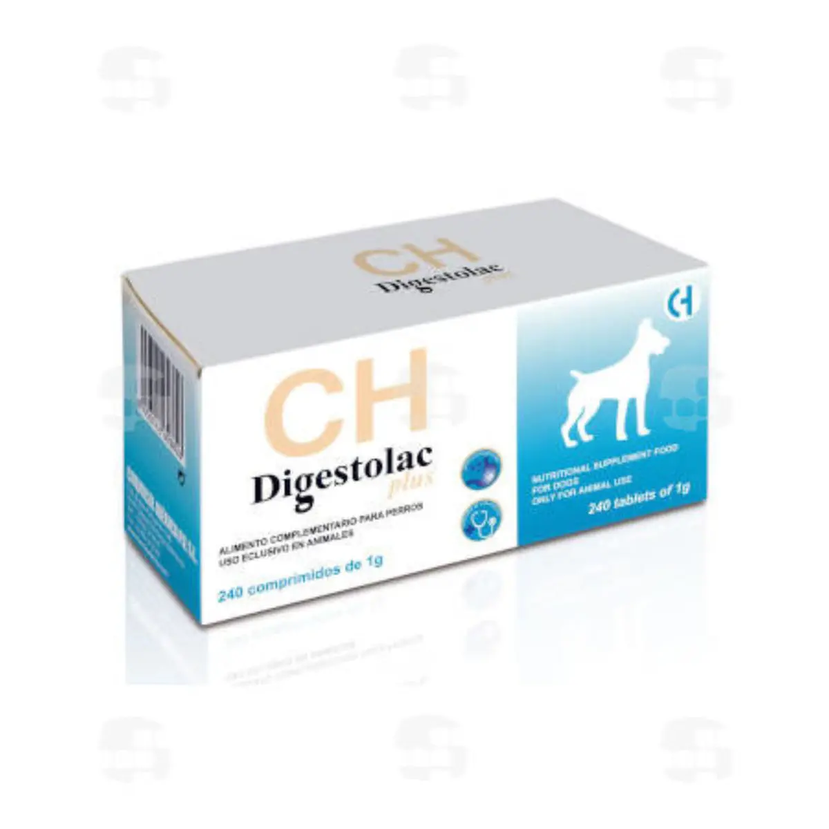 CHEMICAL IBERICA Digestolac Plus, supliment sistem digestiv caini, comprimate CHEMICAL IBERICA Digestolac Plus, XS-XL, supliment sistem digestiv caini, cutie, 240 comprimate - Image 2