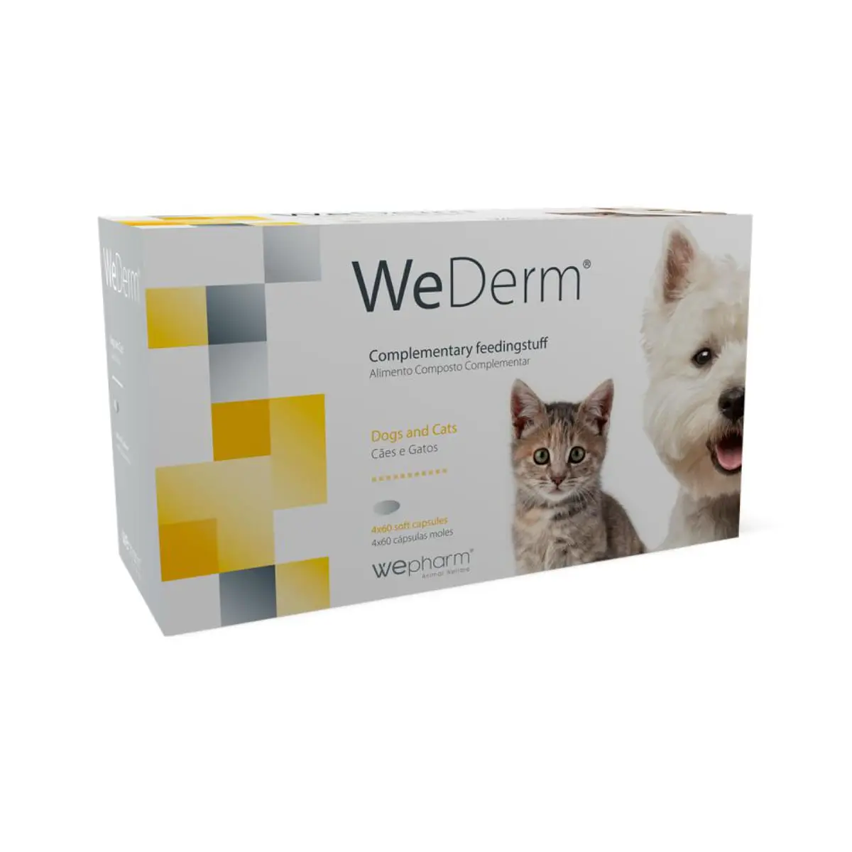 WEPHARM WeDerm, supliment piele & blana caini, capsule WEPHARM WeDerm, XS-XL, supliment piele & blana caini, flacon, 240 capsule