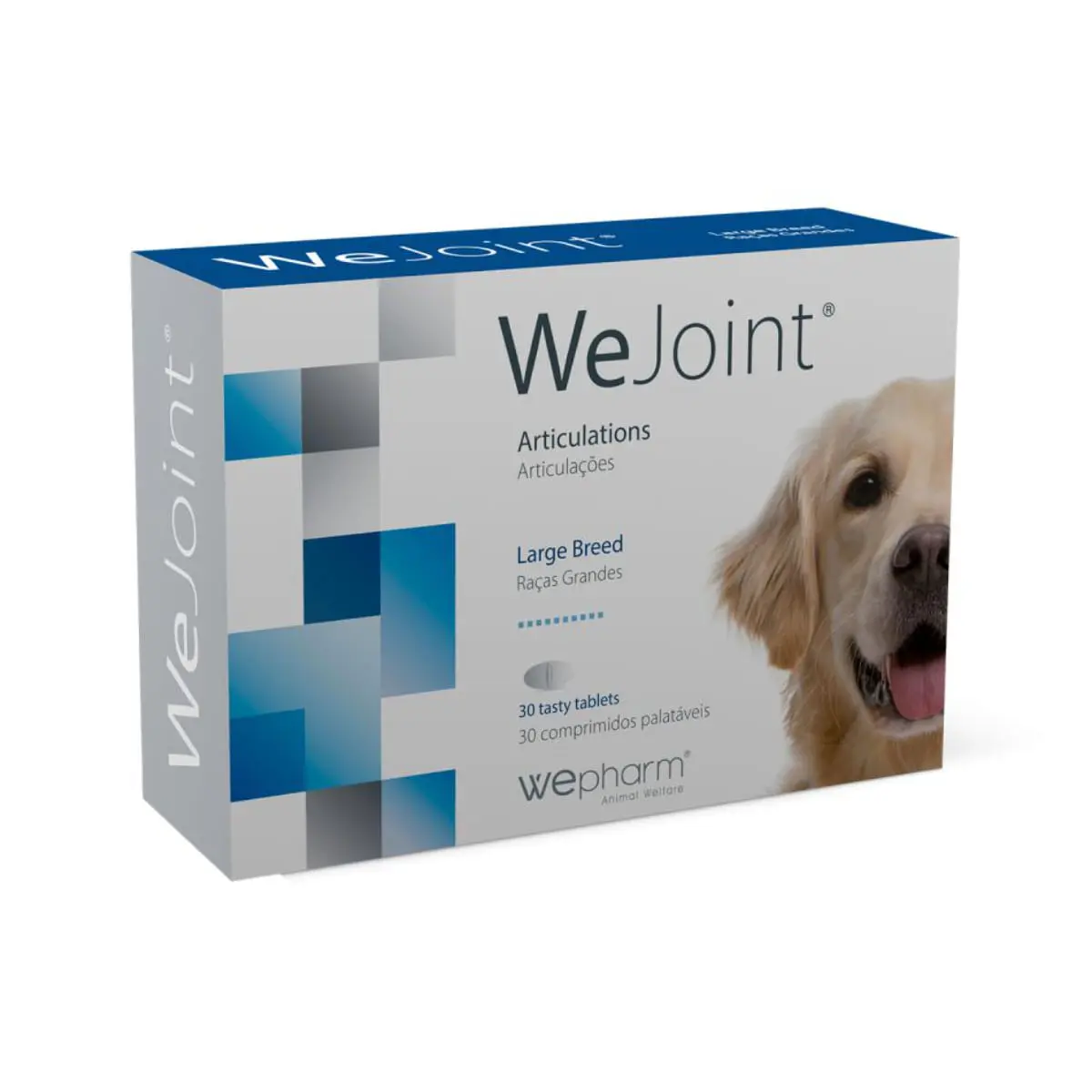 WEPHARM WeJoint Large Breeds, supliment sistem articular caini, comprimate WEPHARM WeJoint Large Breeds, L-XL, supliment sistem articular caini flacon, 30 comprimate