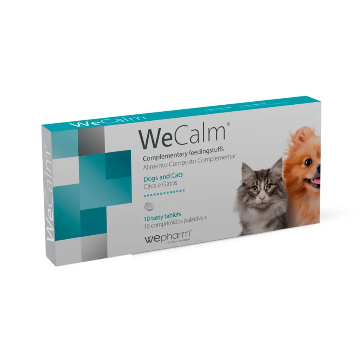 WEPHARM WeCalm, supliment sistem nervos & calmante caini, comprimate WEPHARM WeCalm, XS-XL, supliment sistem nervos & calmante caini, flacon, 10 comprimate