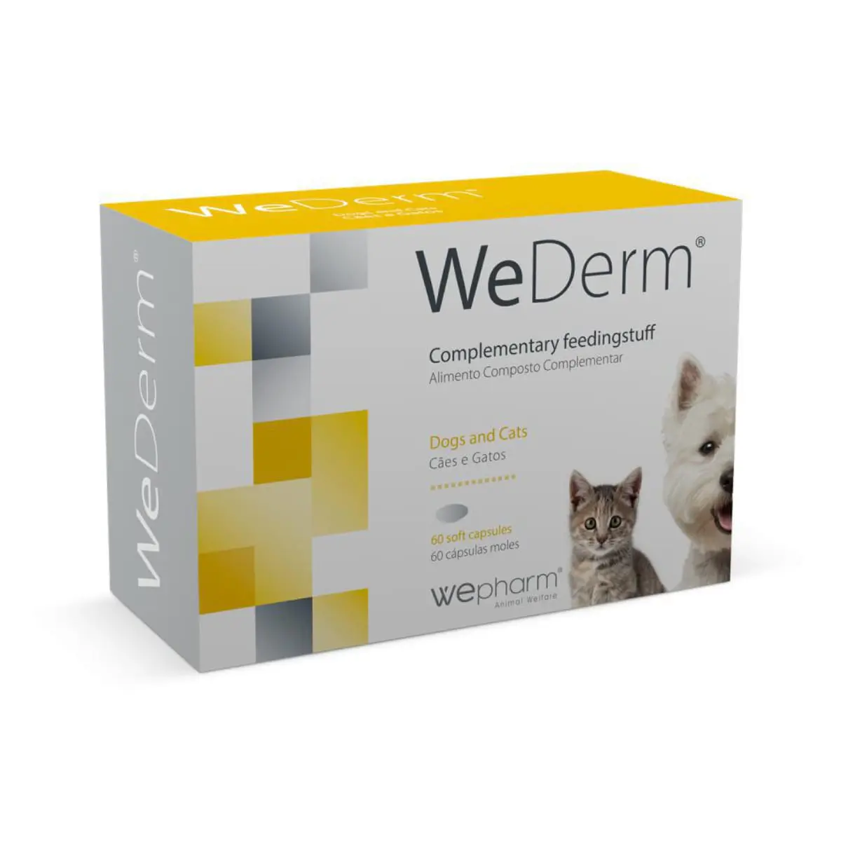 WEPHARM WeDerm, supliment piele & blana caini, capsule WEPHARM WeDerm, XS-XL, supliment piele & blana caini, flacon, 240 capsule - Image 3