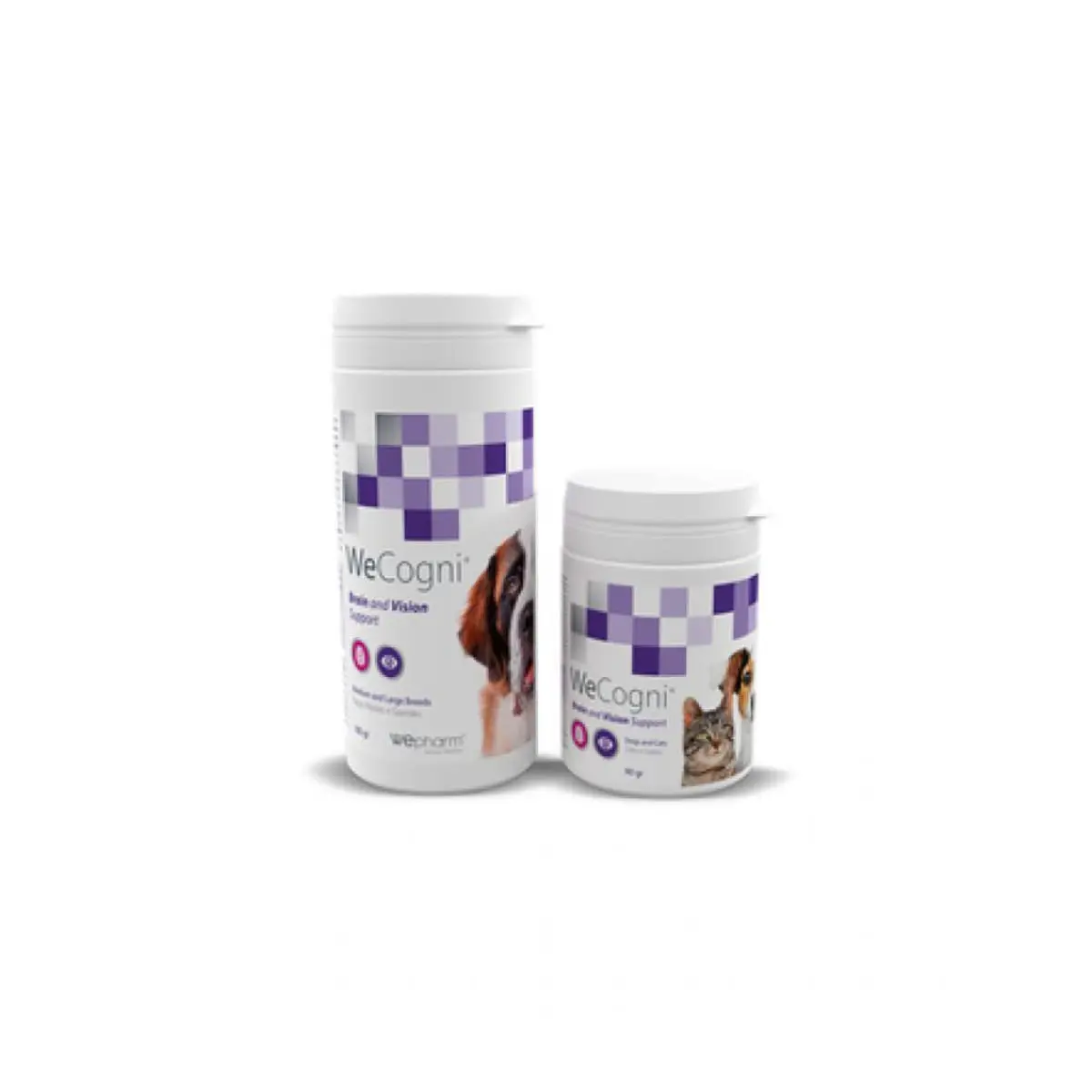 WEPHARM WeCogni, supliment sistem nervos & calmante, oftalmic caini senior, pudra WEPHARM WeCogni, XS-XL, supliment sistem nervos & calmante, oftalmic caini si pisici senior, flacon, 180g pudra - Image 3