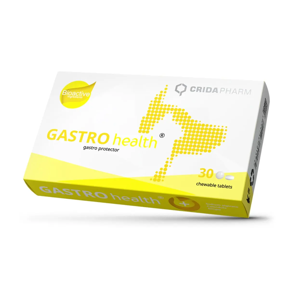 CRIDA PHARM Gastro Health, supliment sistem digestiv caini, comprimate masticabile CRIDA PHARM Gastro Health, XS-XL, supliment sistem digestiv caini si pisici, cutie, 30 comprimate masticabile