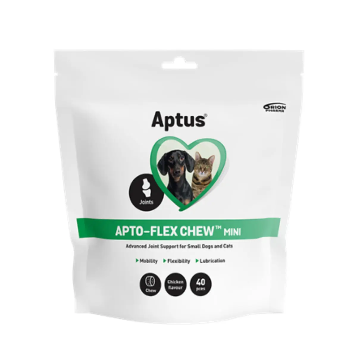 APTUS Apto-Flex Chew Mini, supliment sistem articular caini, comprimate masticabile APTUS Apto-Flex Chew Mini, XS-S, supliment sistem articular caini si pisici, cutie, 40 comprimate masticabile