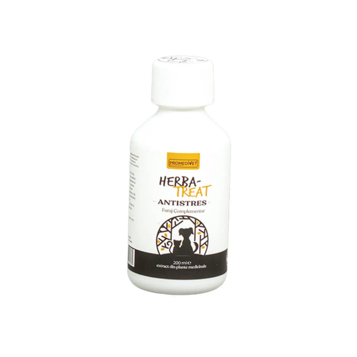 PROMEDIVET Herba-Treat Antistres, supliment sistem nervos & calmante caini, suspensie orala PROMEDIVET Herba-Treat Antistres, XS-XL, supliment sistem nervos & calmante caini si pisici, flacon, 200ml suspensie orala - Image 2