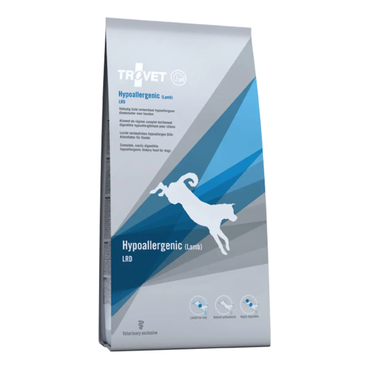 TROVET Hypoallergenic LRD, XS-XL, Miel, dieta veterinara, hrana uscata caini, alergii, 10kg