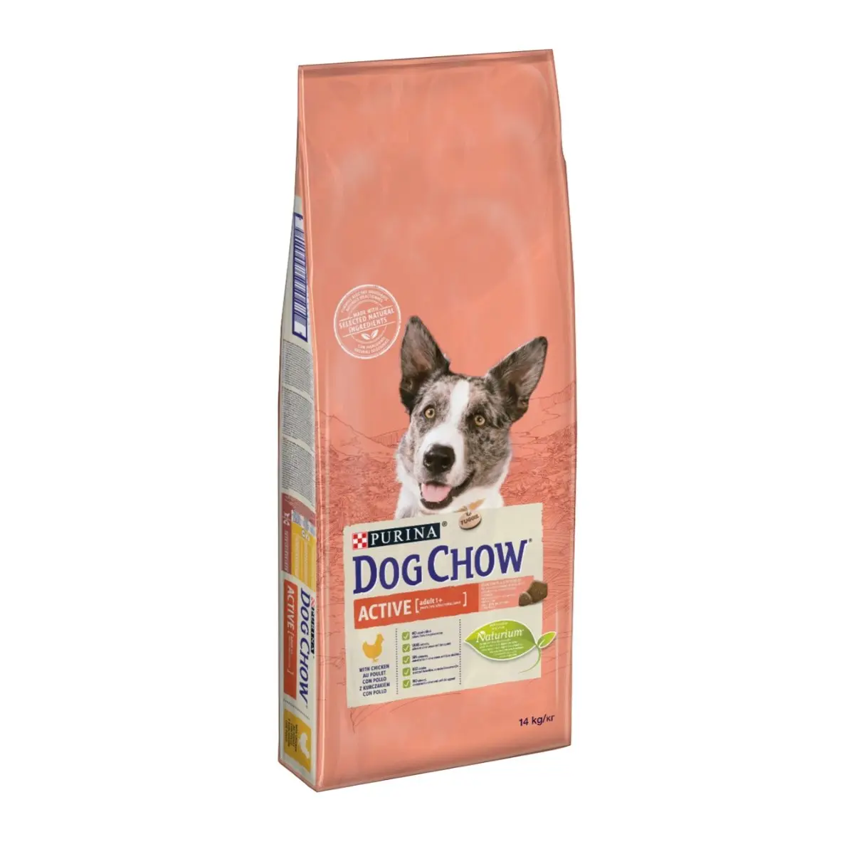PURINA Dog Chow Adult Active, Pui, hrana uscata caini, activitate intensa, 14kg - Image 3