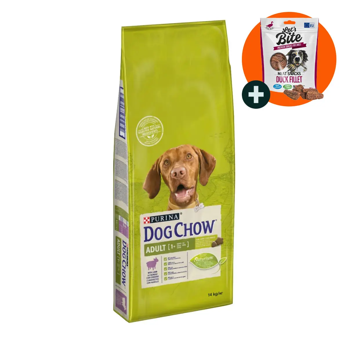 PURINA Dog Chow Adult M, Miel, hrana uscata caini, 14kg