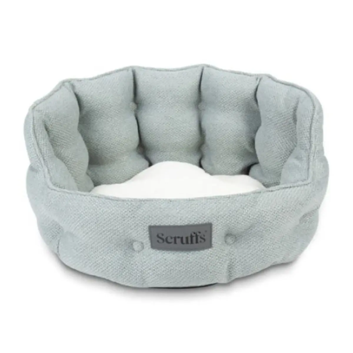 SCRUFFS Seattle Cat Topaz, pat rotund pisici, poliester, gri, ⌀45cm