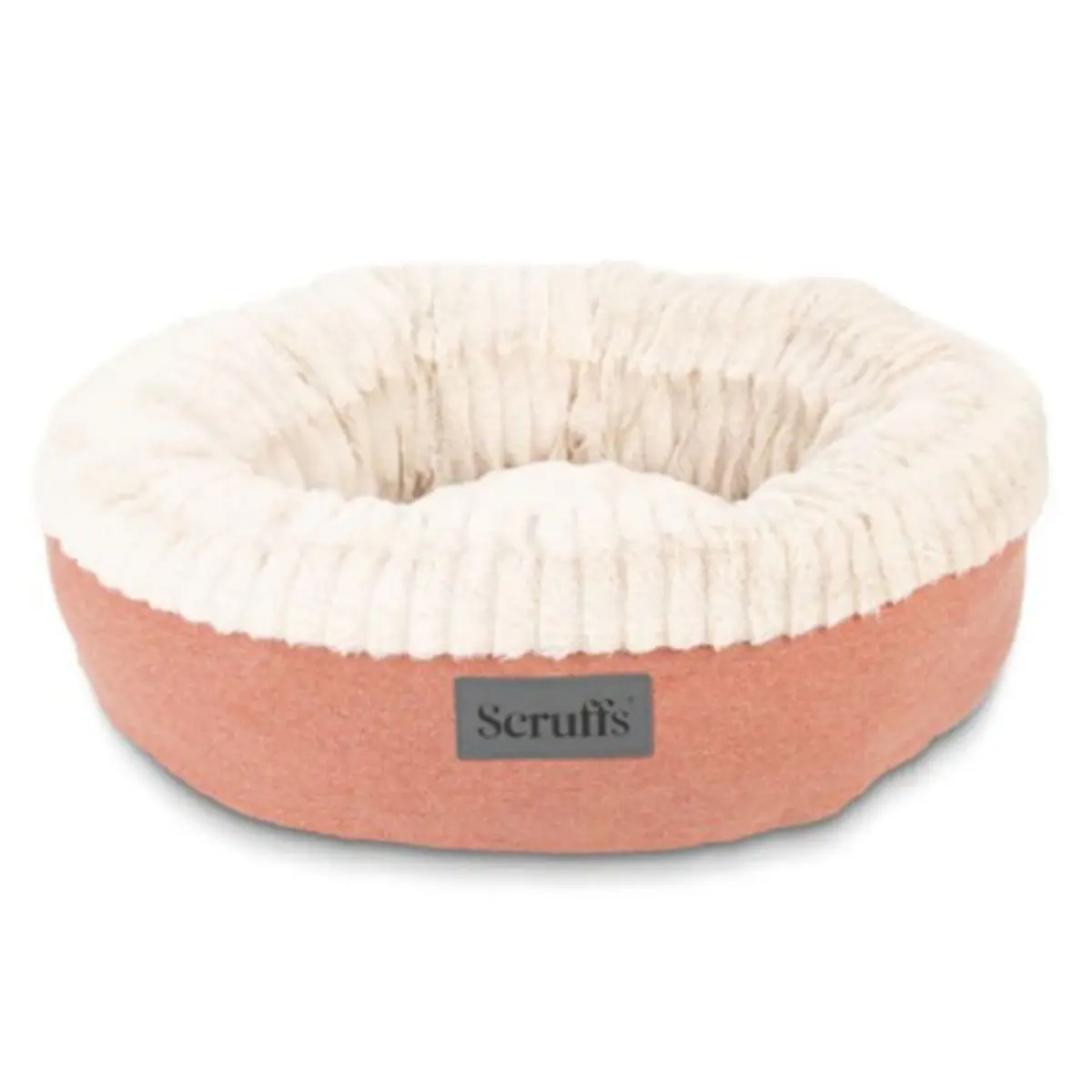 SCRUFFS Ellen Donut, pat rotund caini si pisici, poliester, portocaliu, ⌀55cm