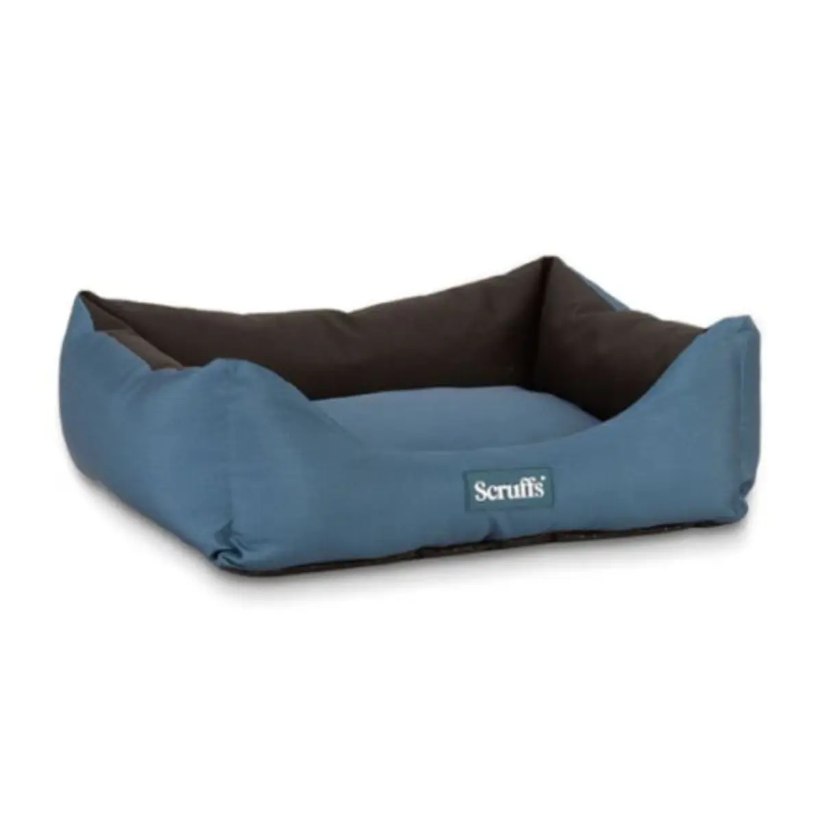 SCRUFFS Expedition, pat dreptunghiular caini, poliester, impermeabil, albastru, 60x50cm - Image 2