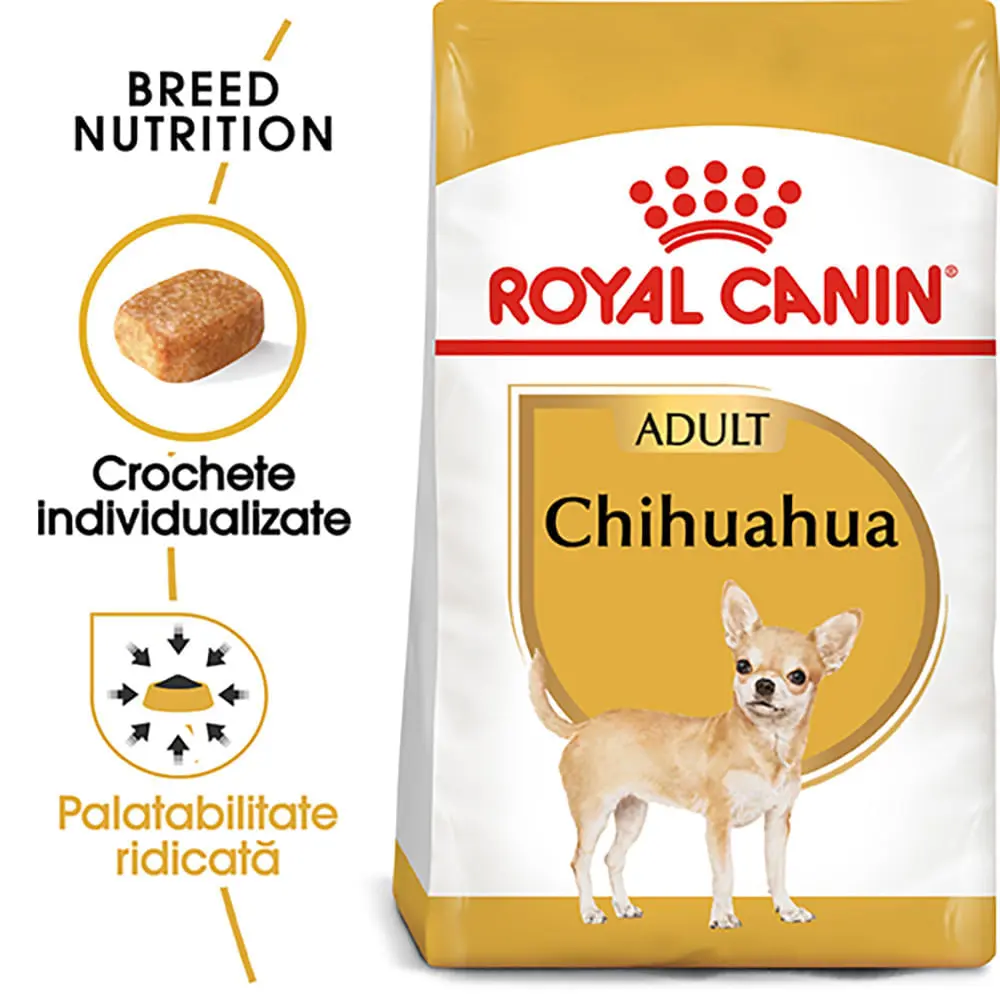 PROMO ROYAL CANIN Chihuahua Adult, hrana uscata caini, 1.5kg + 2buc x 85g plic GRATUIT - Image 3