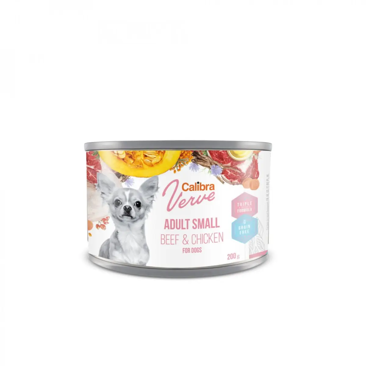 CALIBRA Verve GF, XS-S, Vita si Pui, conserva hrana umeda fara cereale caini, (pate), 200g