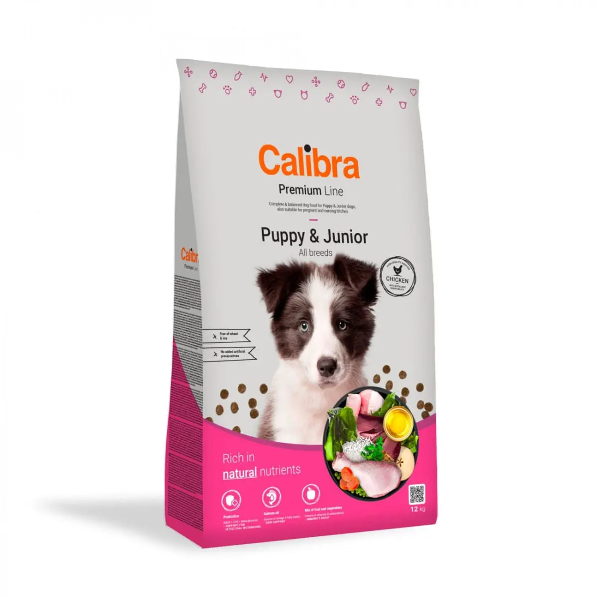 CALIBRA Premium Line Puppy&Junior, XS-XL, Pui, hrana uscata caini junior, 12kg