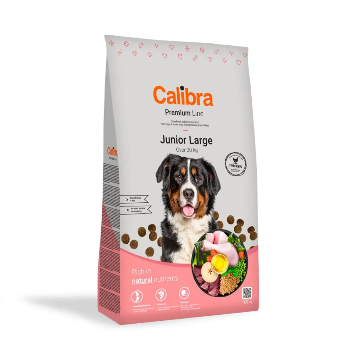 CALIBRA Premium Line Junior Large, L-XL, Pui, hrana uscata caini junior, 3kg - Image 2