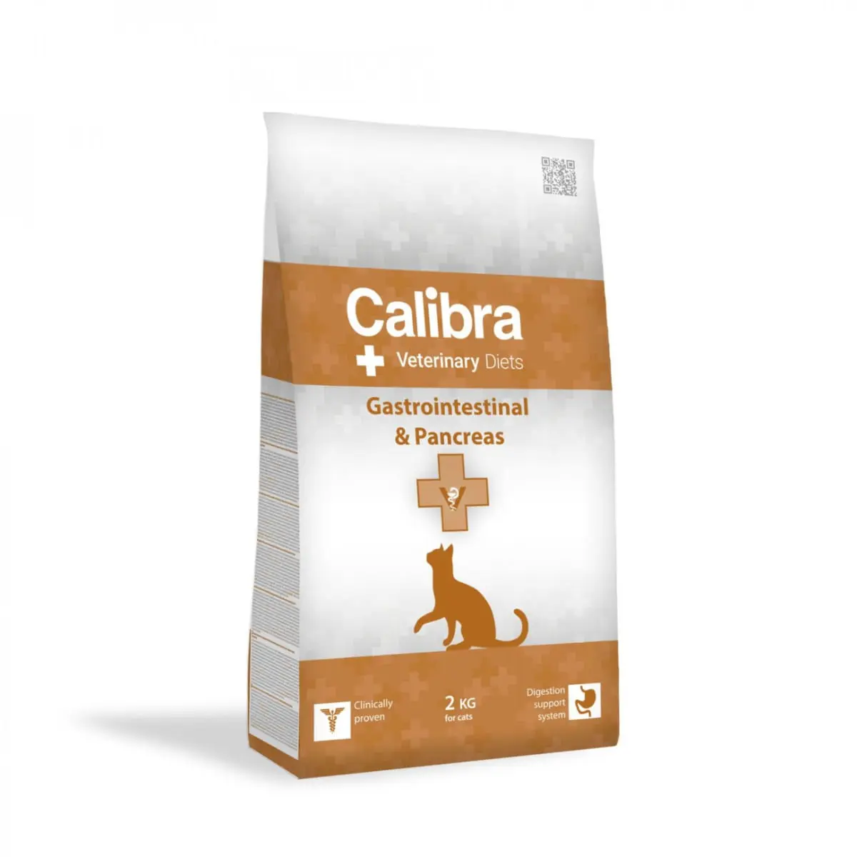 CALIBRA Veterinary Diets Gastrointestinal & Pancreas, Somon si Ou, dieta veterinara, hrana uscata pisici, sistem digestiv, 2kg - Image 2