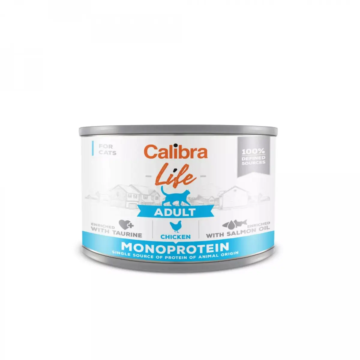 CALIBRA Life, Pui, conserva hrana umeda monoproteica fara cereale pisici, (pate), 200g - Image 2