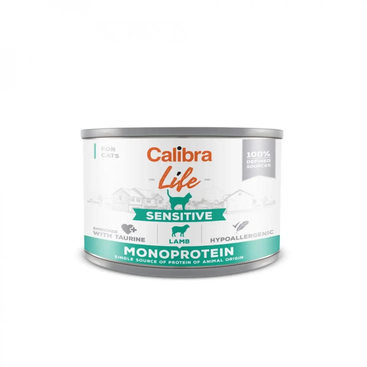 CALIBRA Life Sensitive, Miel, conserva hrana umeda monoproteica fara cereale pisici, (pate), 200g