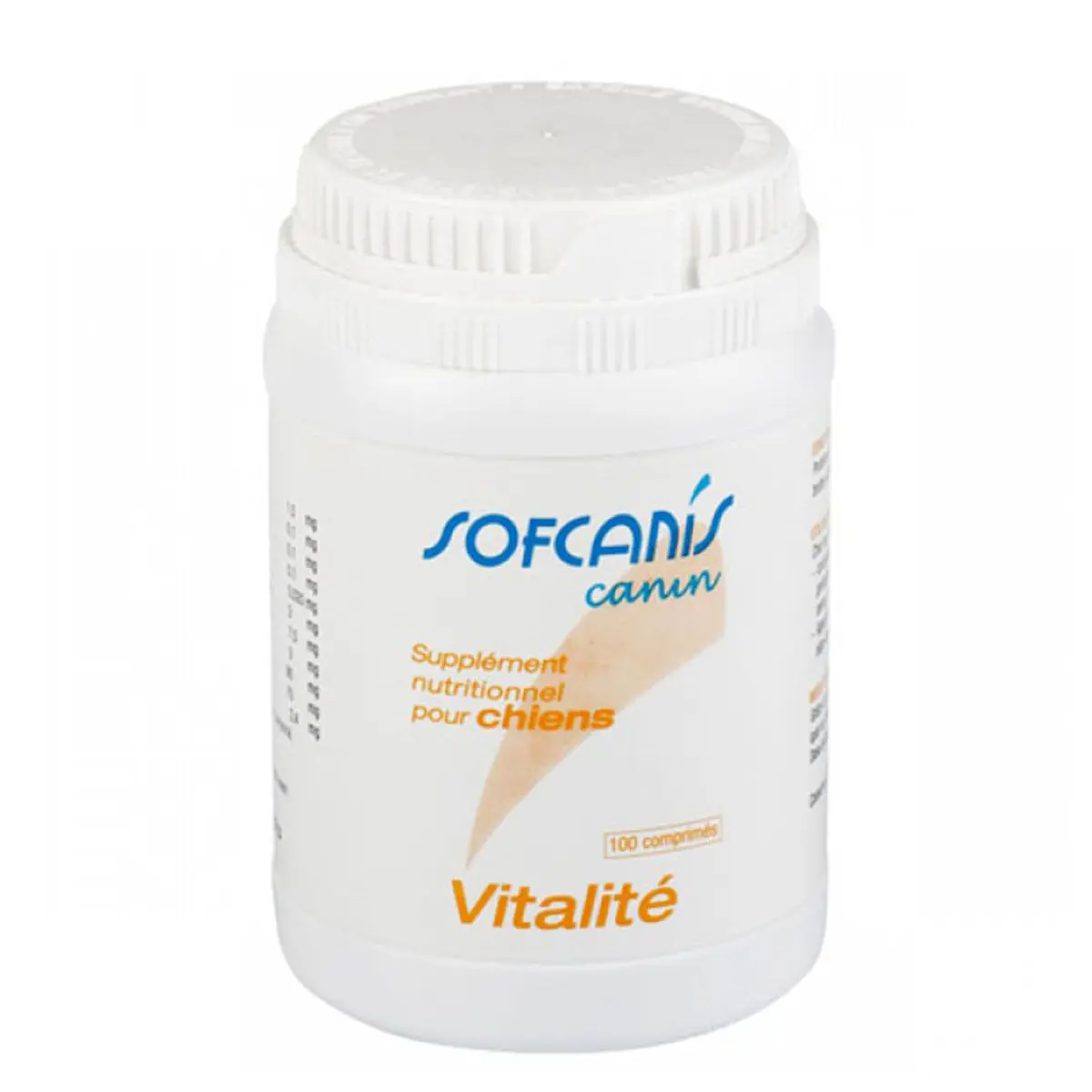 SOFCANIS Canin Vitalite, supliment multivitamine, convalescenta caini junior & adult, comprimate SOFCANIS Canin Vitalite, XS-XL, supliment multivitamine, convalescenta caini junior & adult, flacon, 100 comprimate - Image 2